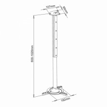 Sbox Projector Ceiling Mount max336mm 15kg PM-102XL