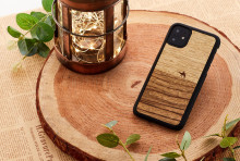 MAN&WOOD SmartPhone case iPhone 11 terra black