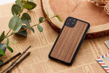 MAN&WOOD SmartPhone case iPhone 11 Pro black walnut black