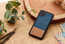 MAN&WOOD SmartPhone case iPhone 11 Pro denim black