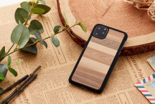 MAN&WOOD SmartPhone case iPhone 11 Pro sabbia black