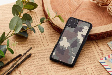 MAN&WOOD SmartPhone case iPhone 11 Pro camouflage black