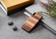 MAN&WOOD SmartPhone case iPhone XS Max sabbia black