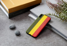 MAN&WOOD SmartPhone case iPhone XS Max reggae black