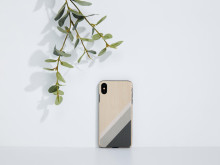 MAN&WOOD SmartPhone case iPhone XS Max gray suit black