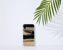 MAN&WOOD SmartPhone case iPhone XR white ebony white