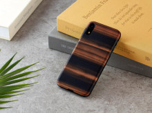 MAN&WOOD SmartPhone case iPhone XR ebony black