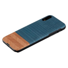 MAN&WOOD SmartPhone case iPhone XR denim black