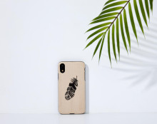 MAN&WOOD SmartPhone case iPhone XR indian black