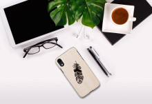 MAN&WOOD SmartPhone case iPhone XR indian black