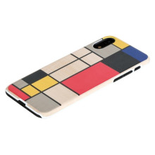 MAN&WOOD SmartPhone case iPhone XR mondrian wood white