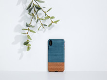 MAN&WOOD SmartPhone case iPhone XS Max denim black