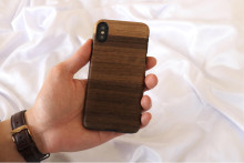 MAN&WOOD SmartPhone case iPhone X/XS fango black