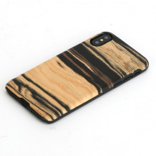 MAN&WOOD SmartPhone case iPhone X/XS white ebony black