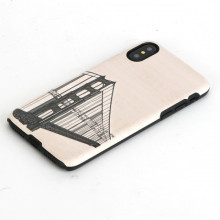 MAN&WOOD SmartPhone case iPhone X/XS hand bridge black