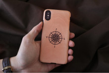 MAN&WOOD SmartPhone case iPhone X/XS compass black