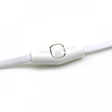 Sbox Stereo Earphones With Microphone EP-038 White