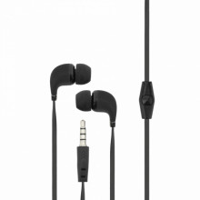 Sbox Stereo Earphones With Microphone EP-038B Black