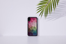 iKins SmartPhone case iPhone XR water flower black