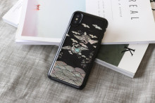 iKins SmartPhone case iPhone XS/S crane black