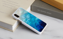 iKins SmartPhone case iPhone XS/S blue lake white