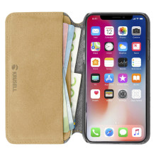 Krusell Broby 4 Card SlimWallet Apple iPhone XS Max cognac