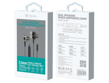 Devia Smart Series Wired Earphone (3.5) White