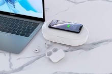 Devia Wireless Charging Disinfection box white