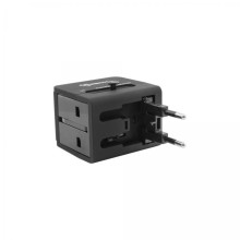 Sbox TA-23 Universal Travel Adapter with Dual USB Charger