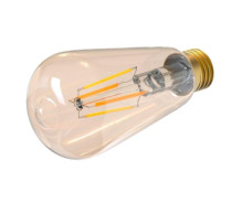 Tellur WiFi Filament Smart Bulb E27, Amber, White/Warm, Dimmer