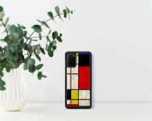 iKins case for Samsung Galaxy S20+ mondrian black