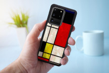 iKins case for Samsung Galaxy S20 Ultra mondrian black