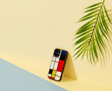 iKins case for Apple iPhone 12 mini mondrian black