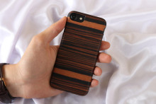 MAN&WOOD case for iPhone 7/8 ebony black