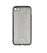 Tellur Cover Silicone for iPhone 7 Vertical Stripes black