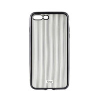 Tellur Cover Silicone for iPhone 7 Plus Vertical Stripes black