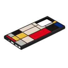 MAN&WOOD case for Galaxy Note 20 Ultra mondrian wood black