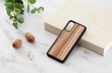 MAN&WOOD case for Galaxy S20 cappuccino black