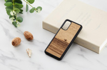 MAN&WOOD case for Galaxy S20 terra black