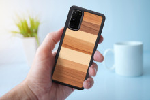 MAN&WOOD case for Galaxy S20 sabbia black