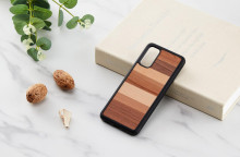 MAN&WOOD case for Galaxy S20 sabbia black