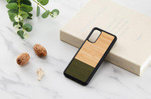 MAN&WOOD case for Galaxy S20 bamboo forest black