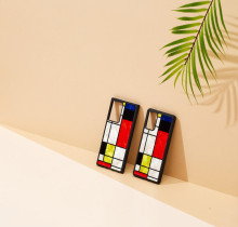 iKins case for Samsung Galaxy Note 20 Ultra mondrian black