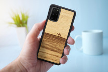 MAN&WOOD case for Galaxy S20+ terra black