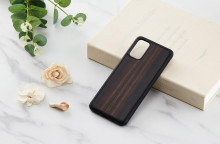 MAN&WOOD case for Galaxy S20+ ebony black