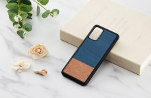 MAN&WOOD case for Galaxy S20+ denim black