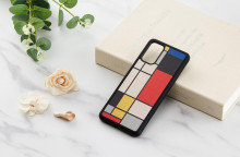 MAN&WOOD case for Galaxy S20+ mondrian wood black