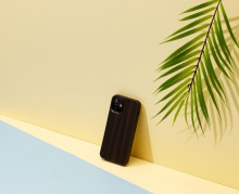 MAN&WOOD case for iPhone 12 mini ebony black