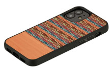 MAN&WOOD case for iPhone 12 mini browny check black