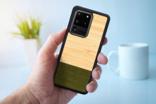 MAN&WOOD case for Galaxy S20 Ultra bamboo forest black